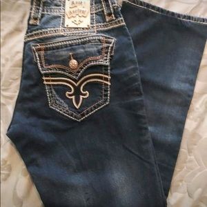 Mens Rock Revival jeans